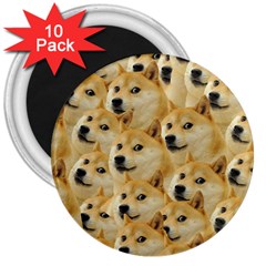 Doge, Memes, Pattern 3  Magnets (10 pack) 