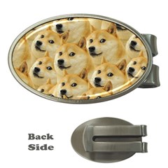 Doge, Memes, Pattern Money Clips (Oval) 