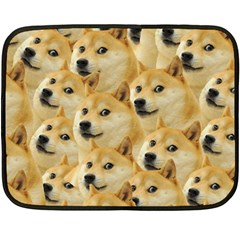 Doge, Memes, Pattern Fleece Blanket (Mini)