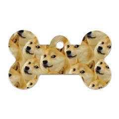 Doge, Memes, Pattern Dog Tag Bone (one Side) by nateshop