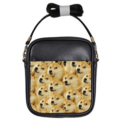 Doge, Memes, Pattern Girls Sling Bag