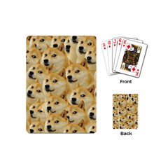 Doge, Memes, Pattern Playing Cards Single Design (Mini)