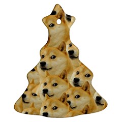 Doge, Memes, Pattern Ornament (christmas Tree)  by nateshop