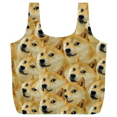 Doge, Memes, Pattern Full Print Recycle Bag (XL)
