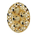 Doge, Memes, Pattern Ornament (Oval Filigree) Front