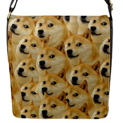 Doge, Memes, Pattern Flap Closure Messenger Bag (s) by nateshop