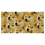 Doge, Memes, Pattern Banner and Sign 6  x 3  Front