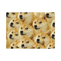 Doge, Memes, Pattern Premium Plush Fleece Blanket (Mini)