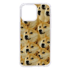 Doge, Memes, Pattern Iphone 14 Pro Max Tpu Uv Print Case by nateshop