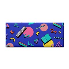 Geometric Shapes Material Design, Lollipop, Lines Hand Towel by nateshop