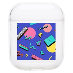 Geometric Shapes Material Design, Lollipop, Lines Soft Tpu Airpods 1/2 Case by nateshop