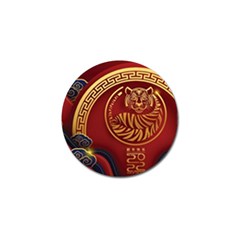 Holiday, Chinese New Year, Year Of The Tiger Golf Ball Marker (4 Pack)