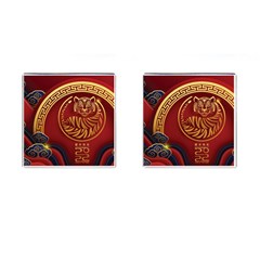 Holiday, Chinese New Year, Year Of The Tiger Cufflinks (square) by nateshop