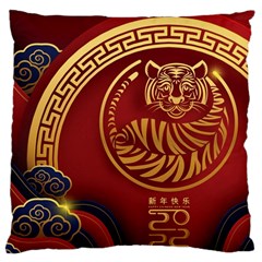Holiday, Chinese New Year, Year Of The Tiger Large Cushion Case (one Side) by nateshop