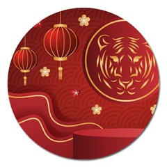 Holiday, Chinese New Year, Magnet 5  (round) by nateshop