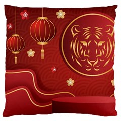 Holiday, Chinese New Year, Standard Premium Plush Fleece Cushion Case (one Side) by nateshop