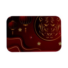Holiday, Chinese New Year, Open Lid Metal Box (silver)  
