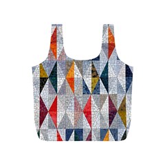 Mosaic, Colorful, Rhombuses, Pattern, Geometry Full Print Recycle Bag (s) by nateshop