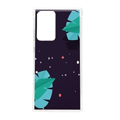 Leaves Flowers Border Frame Floral Samsung Galaxy Note 20 Ultra Tpu Uv Case by Grandong