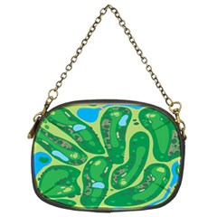 Golf Course Par Golf Course Green Chain Purse (two Sides) by Grandong