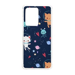 Cute Astronaut Cat With Star Galaxy Elements Seamless Pattern Samsung Galaxy S20 Ultra 6 9 Inch Tpu Uv Case by Grandong