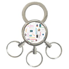 Startup Business Organization 3-ring Key Chain by Grandong