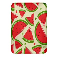 Cute Watermelon Seamless Pattern Rectangular Glass Fridge Magnet (4 Pack) by Grandong