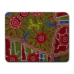 Authentic Aboriginal Art - Connections Small Mousepad