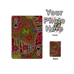 Authentic Aboriginal Art - Connections Playing Cards 54 Designs (mini)