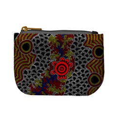 Authentic Aboriginal Art - Gathering Mini Coin Purse