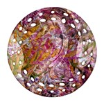 Abstract pink blend Ornament (Round Filigree) Front