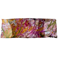 Abstract Pink Blend Body Pillow Case (dakimakura) by kaleidomarblingart