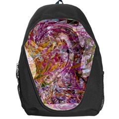 Abstract Pink Blend Backpack Bag by kaleidomarblingart