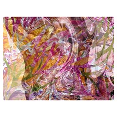 Abstract Pink Blend Two Sides Premium Plush Fleece Blanket (extra Small) by kaleidomarblingart