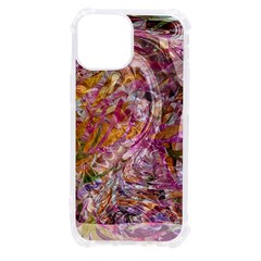 Abstract Pink Blend Iphone 13 Mini Tpu Uv Print Case by kaleidomarblingart