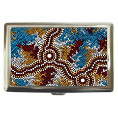 Authentic Aboriginal Art - Wetland Dreaming Cigarette Money Case