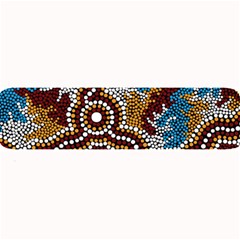 Authentic Aboriginal Art - Wetland Dreaming Large Bar Mat