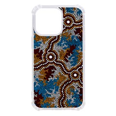 Authentic Aboriginal Art - Wetland Dreaming Iphone 13 Pro Tpu Uv Print Case by hogartharts