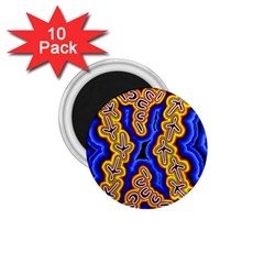 Authentic Aboriginal Art - Emu Dreaming 1 75  Magnets (10 Pack) 