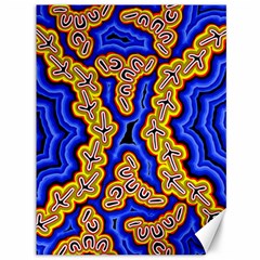 Authentic Aboriginal Art - Emu Dreaming Canvas 36  X 48 