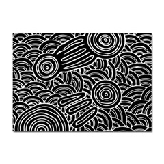 Authentic Aboriginal Art - Meeting Places Sticker A4 (10 pack)