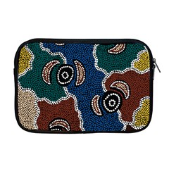 Authentic Aboriginal Art - Riverside Dreaming Apple Macbook Pro 17  Zipper Case