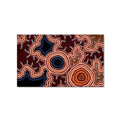 Authentic Aboriginal Art - Pathways Sticker Rectangular (10 Pack) by hogartharts
