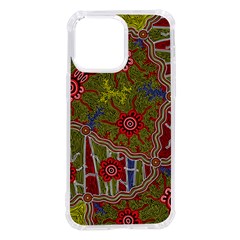 Authentic Aboriginal Art - Connections Iphone 14 Pro Max Tpu Uv Print Case by hogartharts