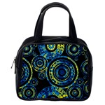 Authentic Aboriginal Art - Circles (Paisley Art) Classic Handbag (Two Sides) Back