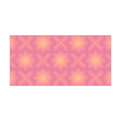 Fuzzy Peach Aurora Pink Stars Yoga Headband by PatternSalad