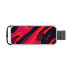Abstract Fire Flames Grunge Art, Creative Portable Usb Flash (one Side) by nateshop