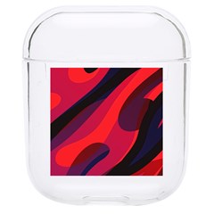 Abstract Fire Flames Grunge Art, Creative Hard Pc Airpods 1/2 Case by nateshop