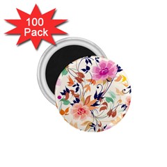 Abstract Floral Background 1 75  Magnets (100 Pack)  by nateshop