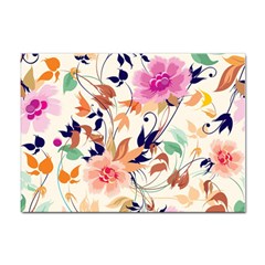 Abstract Floral Background Sticker A4 (100 Pack)